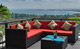 Villa Aiko - Outdoor sofa with view to Jimbaran bay